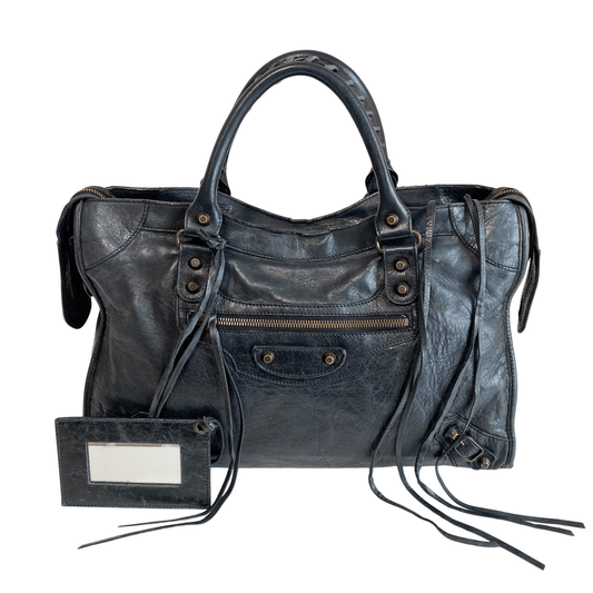 BALENCIAGA Le City Midium Top Handle Bag, in , Sold by HIVE PRELOVED - Handle Bags, Shoulder Bags,