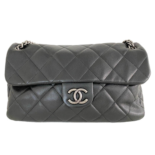 CHANEL 2010 Black Caviar Chain Handbag, Calfskin Leather in Black, Sold by HIVE PRELOVED - Items on Sale, ,