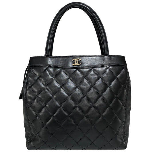 CHANEL CC Silver Hardware Quilted Tote, in , Sold by HIVE PRELOVED - Totes, ,