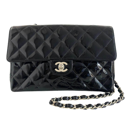 CHANEL Classic Flap Patent CC turnlock Shouler Bag, in , Sold by HIVE PRELOVED - Items on Sale, Shoulder Bags,