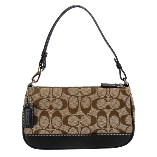 COACH Mini Shoulder Bag In Brown Signature Canvas / Leather, in , Sold by HIVE PRELOVED - Mini bags, Shoulder Bags,