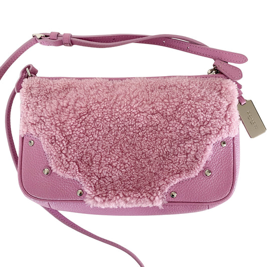 COACH Pink Wool / Leather Crossbody Bag, in , Sold by HIVE PRELOVED - Crossbody bags, ,