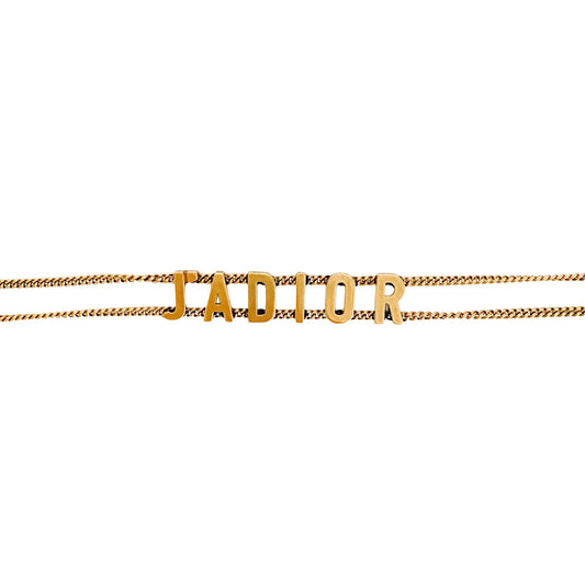 DIOR J'ADIOR Gold Chain Choker, in , Sold by HIVE PRELOVED - Bracelets / Bangles, ,