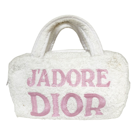 DIOR J'ADORE DIOR Terry Cloth Towel Handbag, in , Sold by HIVE PRELOVED - Handle Bags, ,