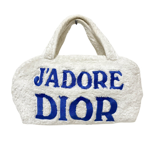 DIOR J'ADORE DIOR Terry Cloth Towel Handbag, in , Sold by HIVE PRELOVED - Handle Bags, ,