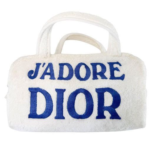 DIOR J'ADORE DIOR Terry Cloth Towel Handbag, in , Sold by HIVE PRELOVED - Handle Bags, ,