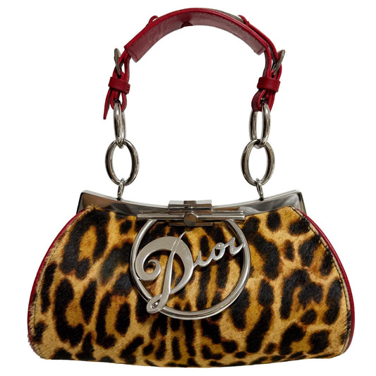 DIOR Leopard Pony Hair Diva Small Shoulder Bag, in , Sold by HIVE PRELOVED - Shoulder Bags, ,