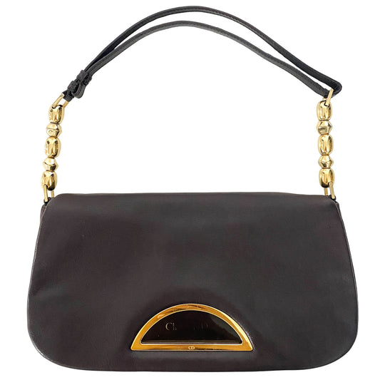 DIOR Malice Pearl Brown Leather Shoulder Bag, in , Sold by HIVE PRELOVED - Shoulder Bags, ,