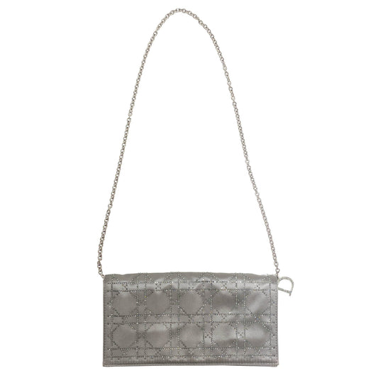 DIOR Satin Cannage Chain Wallet Shoulder Bag, in , Sold by HIVE PRELOVED - Shoulder Bags, ,