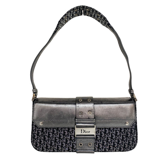 DIOR Street Chic Columbus Trotter Oblique Shoulder Bag Metallic Silver, in , Sold by HIVE PRELOVED - Shoulder Bags, ,