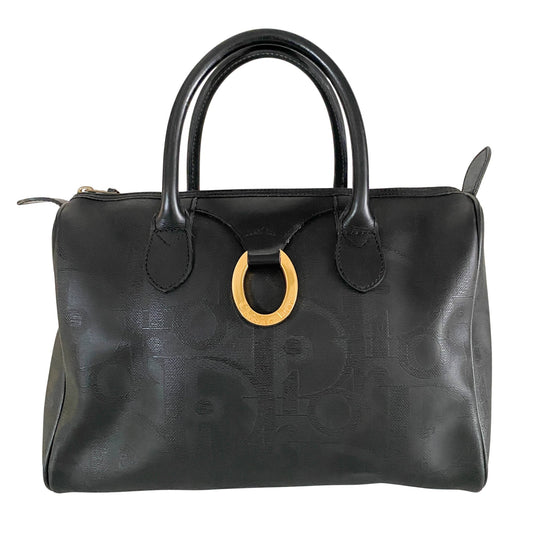 DIOR Trotter Black PVC Mini Boston Bag, in , Sold by HIVE PRELOVED - Handle Bags, ,