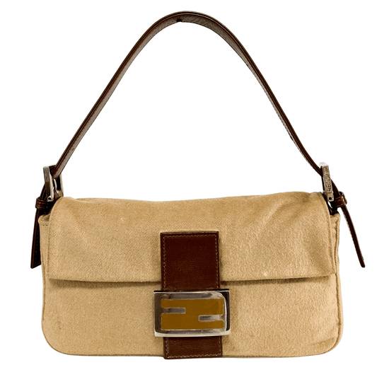 FENDI Baguette Cashmere Beige Shoulder Bag, in , Sold by HIVE PRELOVED - Shoulder Bags, ,