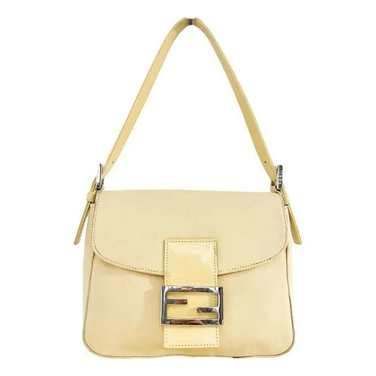 FENDI Baguette Cloth Handbag, Cotton Canvas in Neutral, Sold by HIVE PRELOVED - , ,