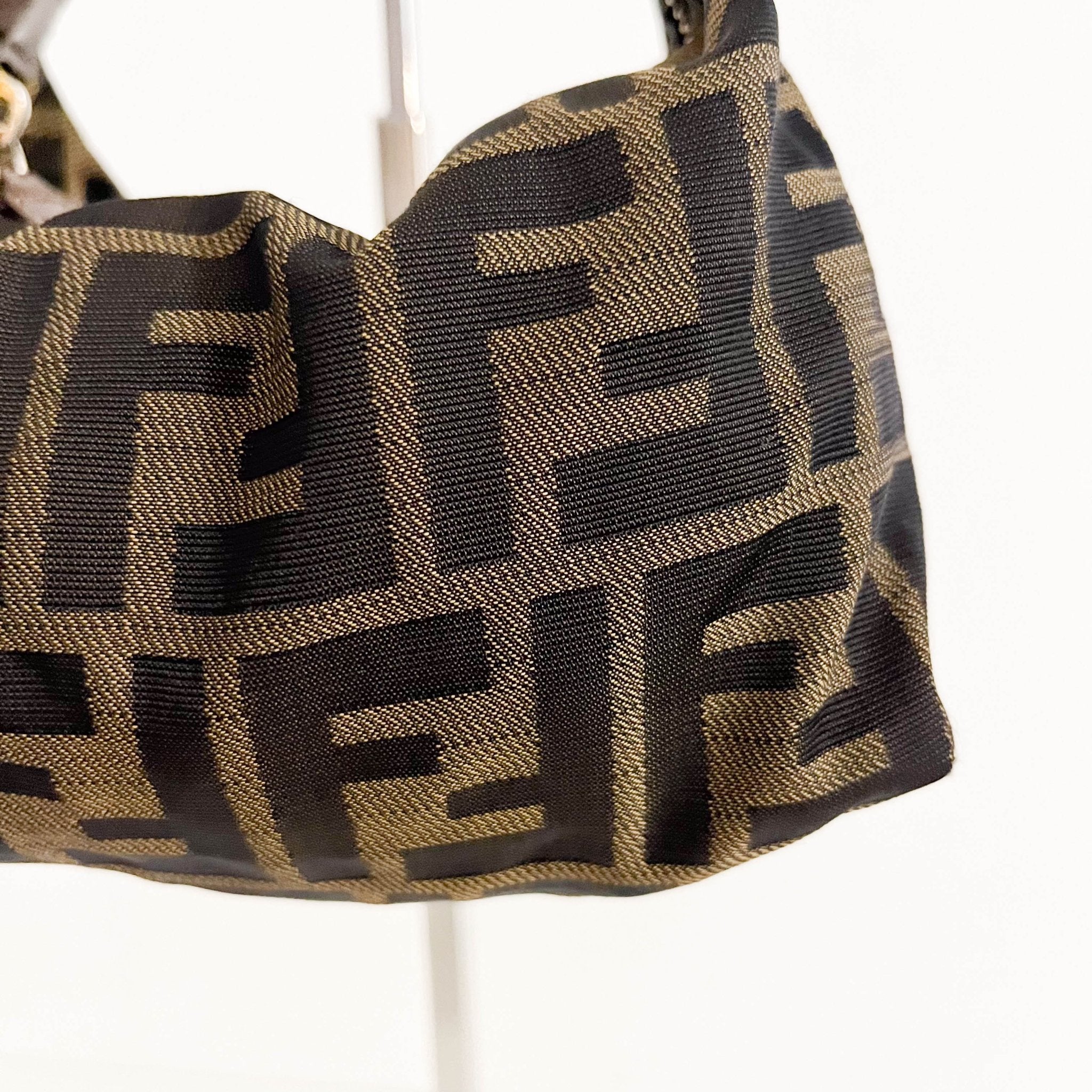 FENDI Baguette Cloth Handbag HIVE PRELOVED