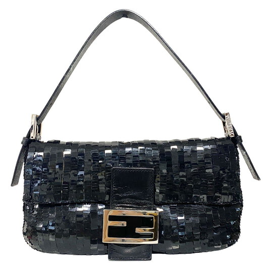 FENDI Black Sequin Baguette, in , Sold by HIVE PRELOVED - Shoulder Bags, ,