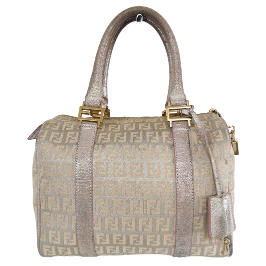 FENDI Forever Bauletto Zucchino Mini Handle Bag, in , Sold by HIVE PRELOVED - Handle Bags, ,