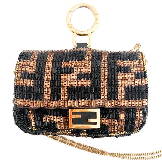 FENDI Nano Baguette Charm Beaded, in , Sold by HIVE PRELOVED - Items on Sale, Mini bags, Purses / Wallets