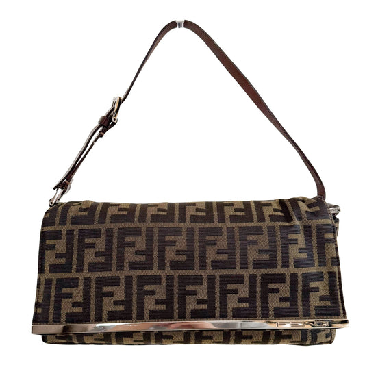 FENDI Vintage Zucca Rectangle Shoulder Bag, in , Sold by HIVE PRELOVED - Shoulder Bags, ,