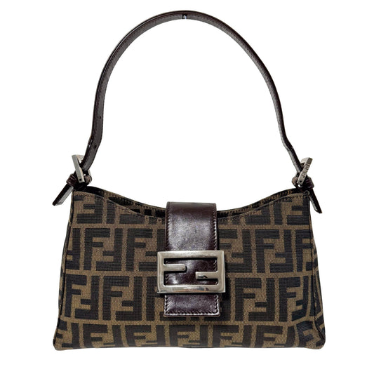 FENDI Zucca FF Buckle Shoulder Bag, in , Sold by HIVE PRELOVED - Shoulder Bags, ,