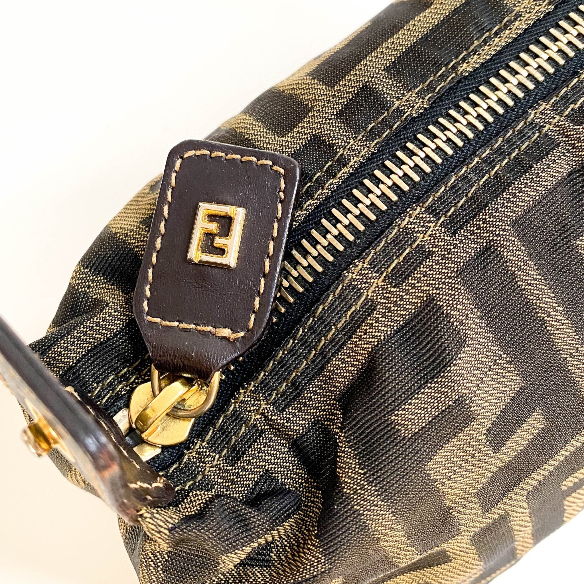 FENDI Zucca Mini Pochette Pouch Bag HIVE PRELOVED