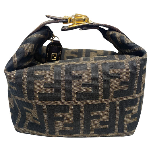 FENDI Zucca Mini Pochette Pouch Bag, in , Sold by HIVE PRELOVED - Handle Bags, Mini bags,