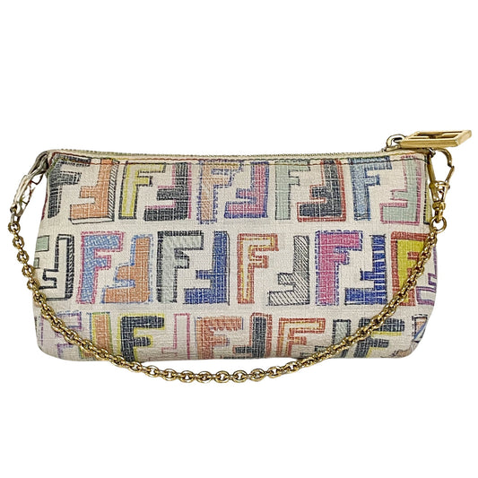 FENDI Zucca PVC Chain Handbag Multicolor, in , Sold by HIVE PRELOVED - Handle Bags, ,