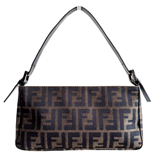 FENDI Zucca Rectangle Shoulder Bag, in , Sold by HIVE PRELOVED - Shoulder Bags, ,