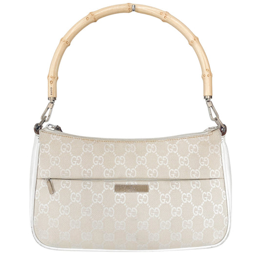 GUCCI Bamboo Handle GG Canvas Shoulder Bag, in , Sold by HIVE PRELOVED - Shoulder Bags, ,