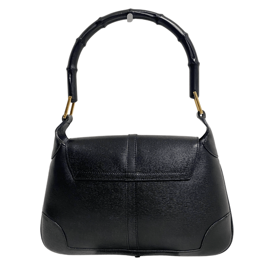 GUCCI Bamboo Jackie Black Leather Shoulder Bag, in , Sold by HIVE PRELOVED - Shoulder Bags, ,