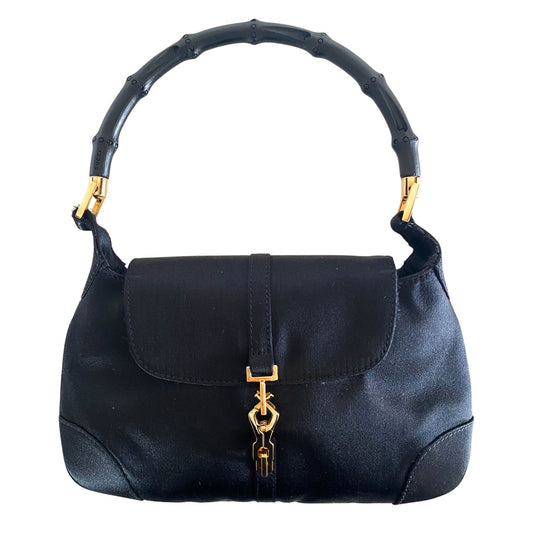 GUCCI Bamboo Satin Hand Bag, in , Sold by HIVE PRELOVED - Handle Bags, Mini bags,