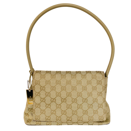 GUCCI Gold GG Canvas Shoulder bag, in , Sold by HIVE PRELOVED - Shoulder Bags, ,