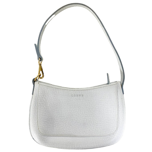 LOEWE Light Ice Blue Leather Mini Pochette Pouch Shoulder Bag, in , Sold by HIVE PRELOVED - Mini bags, Shoulder Bags,