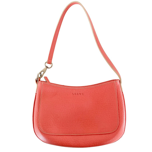 LOEWE Salmon Pink Leather Mini Shoulder Bag, in , Sold by HIVE PRELOVED - Shoulder Bags, ,