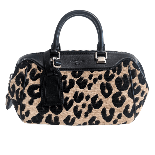 LOUIS VUITTON Louis Vuitton x Stephen Sprouse 2012 Jacquard Leopard Baby Handbag, in , Sold by HIVE PRELOVED - Handle Bags, ,