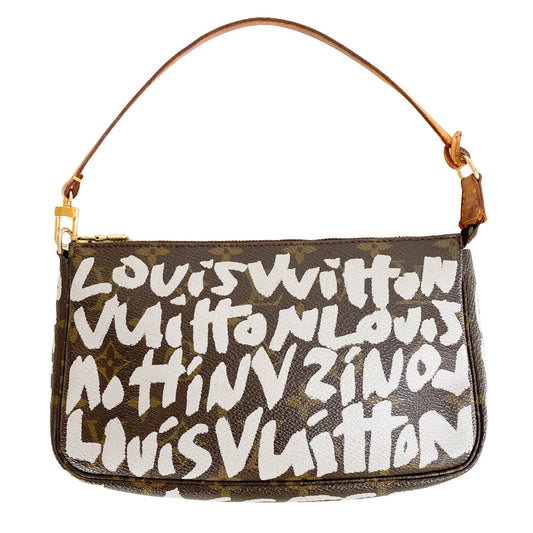 LOUIS VUITTON Louis Vuitton x Stephen Sprouse Graffiti Pochette Accessoires, in , Sold by HIVE PRELOVED - Handle Bags, ,