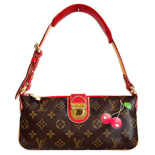 LOUIS VUITTON Louis Vuitton x Takashi Murakami 2005 Monogram Cherry Mon Cherie Shoulder Bag M95000, in , Sold by HIVE PRELOVED - Shoulder Bags, ,