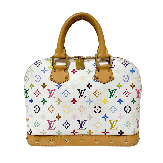 LOUIS VUITTON Louis Vuitton x Takashi Murakami Alma Multicolor Monogram, in , Sold by HIVE PRELOVED - Handle Bags, ,