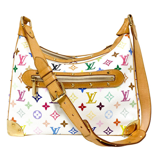 LOUIS VUITTON Louis Vuitton x Takashi Murakami Monogram Multicolour Boulogne Shoulder bag, in , Sold by HIVE PRELOVED - Shoulder Bags, ,